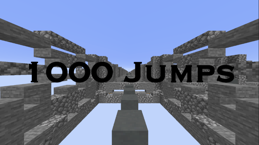 Herunterladen 1000 Jumps zum Minecraft 1.16.4